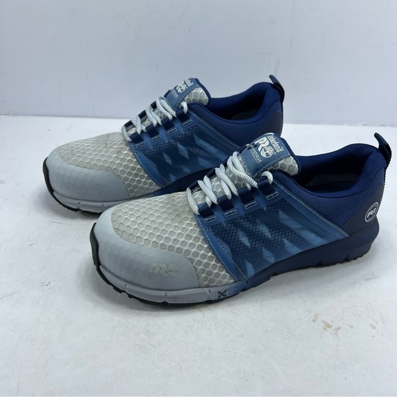 Timberland PRO Radius Womens Size 9.5M Blue Gray Composite Toe Safety Work Shoes - Picture 3 of 11